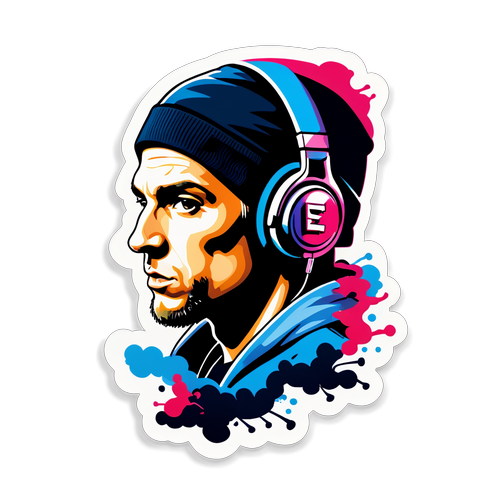 Eminem Graffiti Sticker