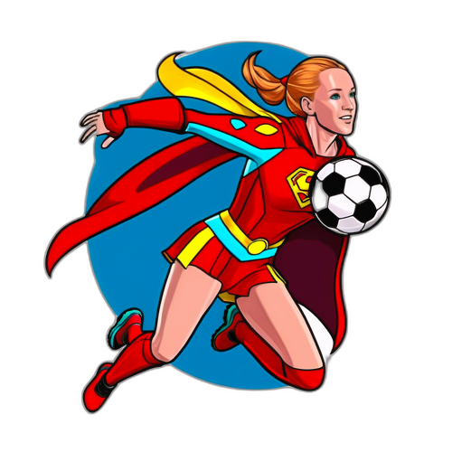 Becky Sauerbrunn as a Superhero