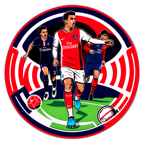 Fotballkamp mellom PSG og Athletic Bilbao