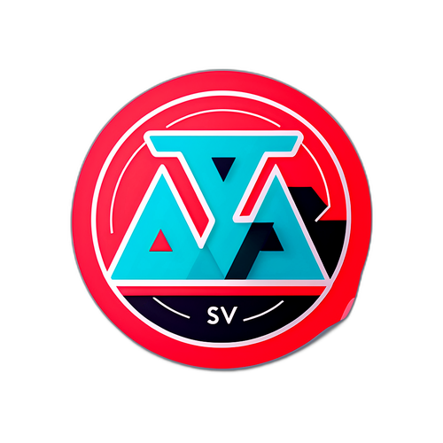 Minimalist Sticker Design für 'VSV'