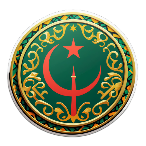 Un symbole de l'Algérie avec des motifs modernes pour un look frais et inspirant