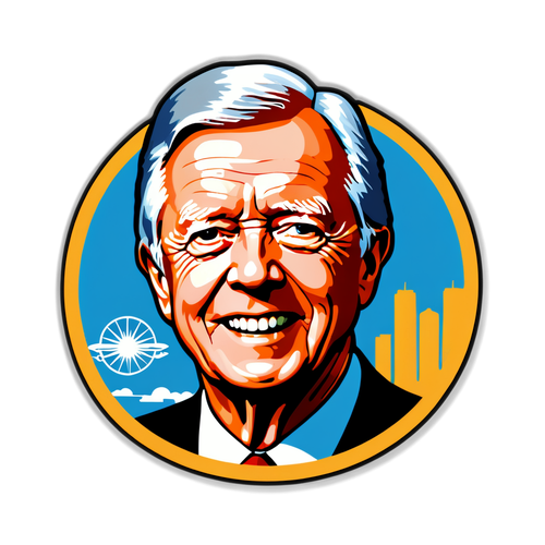 Sticker Commemoratif Jimmy Carter