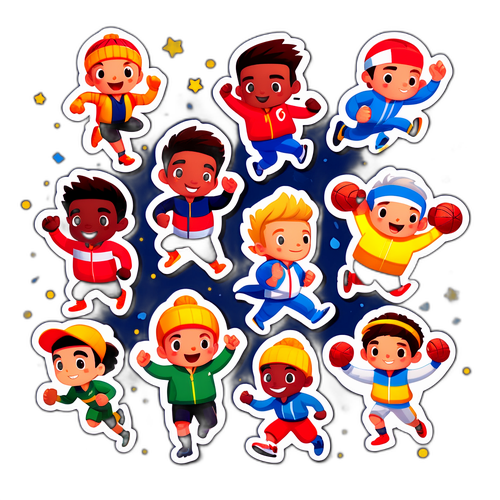 Adesivo "In Cerca dell'Oro" con Personaggi dei Cartoni Animati