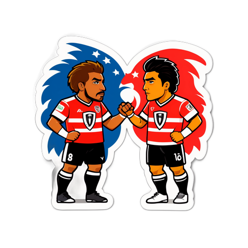 Ilustración de la Rivalidad entre Independiente del Valle y Aucas