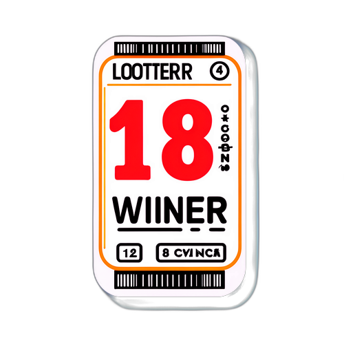 Bilhete de loteria Quina 6854