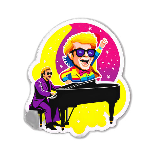 Konsert Scene med Elton John