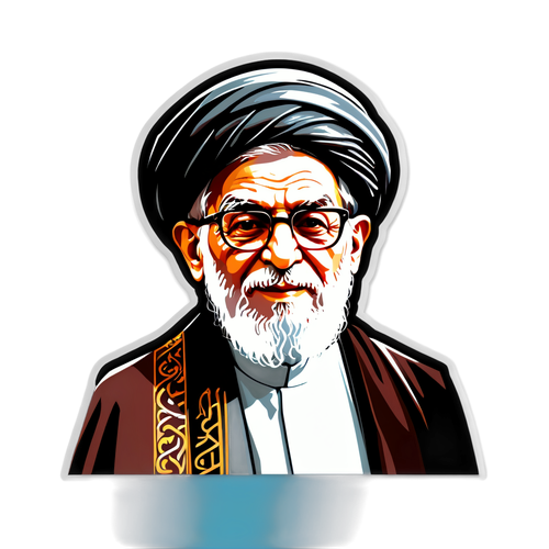 Orgoglio Culturale: Adesivo di Ali Khamenei