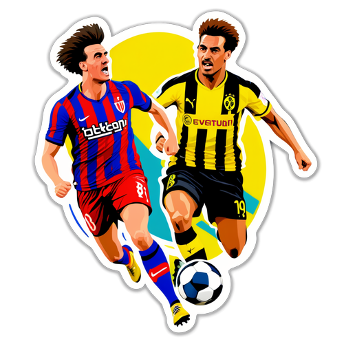 Sticker Bologna vs Borussia Dortmund: Football Clash