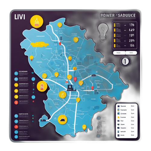 Графік вимкнень електропостачання в Львіті