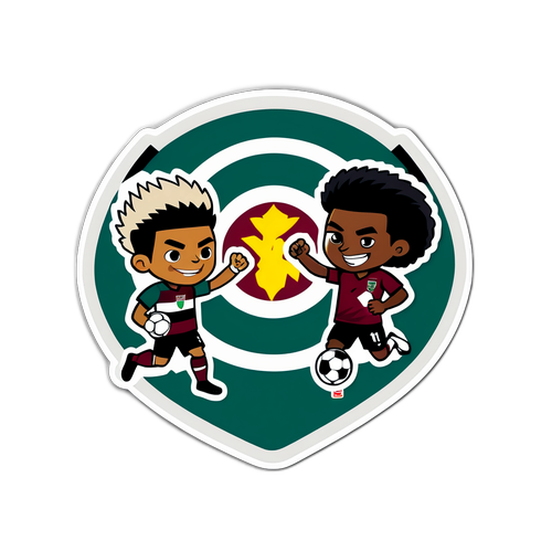 Stiker Pertarungan Seru Botafogo vs Fluminense