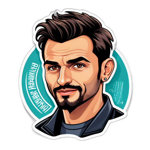 Ritratto stilizzato di Davide Barzan