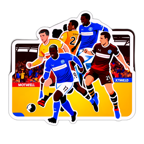 Sticker din meciul Motherwell - Rangers