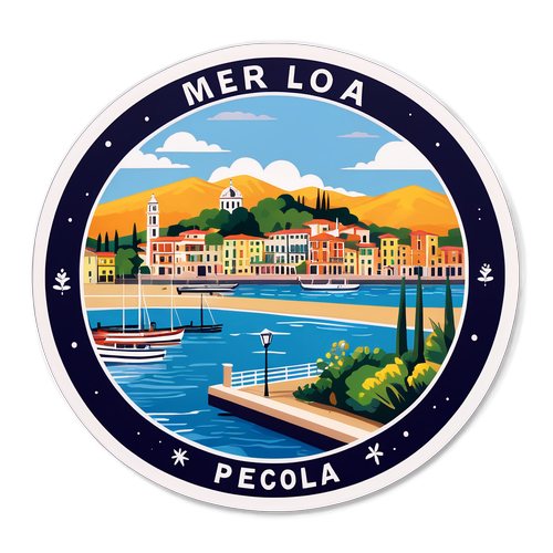 Sticker che celebra Merola Pescara