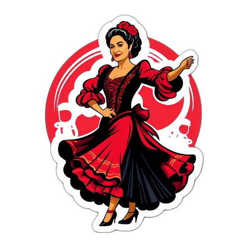 Sticker en homenaje a Isabel Pantoja