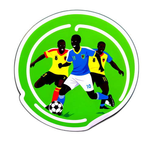 Sticker ya Mechi ya Soka kati ya Uganda na Tanzania