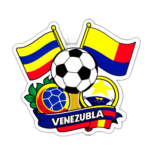 Adesivo: Rivalità Sportiva tra Venezuela e Colombia