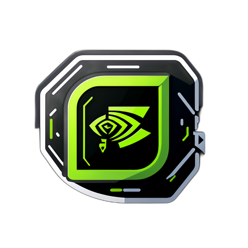 NVIDIA 股票價格主題貼紙