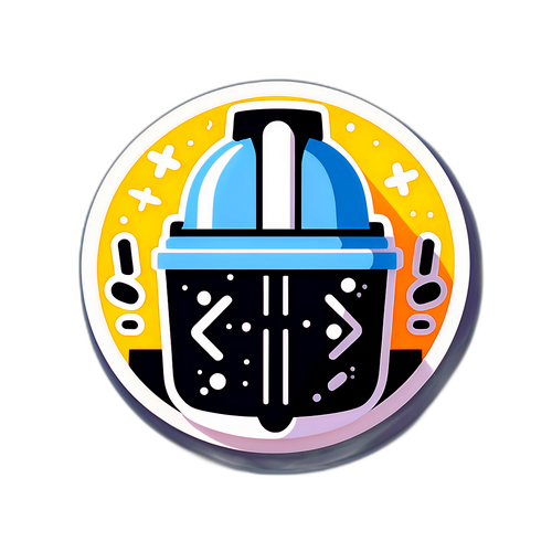 สติกเกอร์สัญลักษณ์น่ารักในการควบคุมฝุ่นละออง