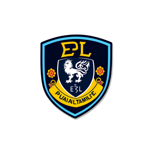 Наклейка з написом "EPL"