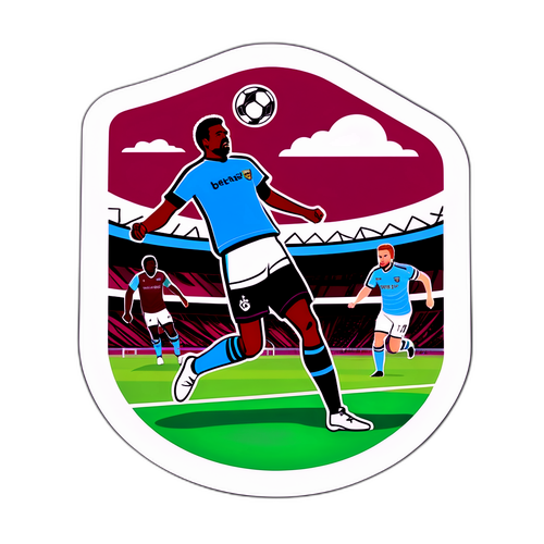 Episch Voetbalwedstrijd tussen West Ham en Brentford