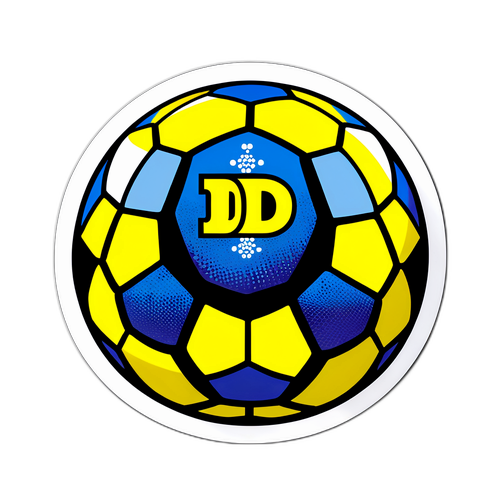 Δημιουργική αυτοκόλλητη ετικέτα με το λογότυπο της Ντόρτμουντ