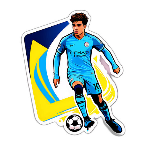 Stiker Brahim Diaz - Keterampilan dan Agilitas di Lapangan