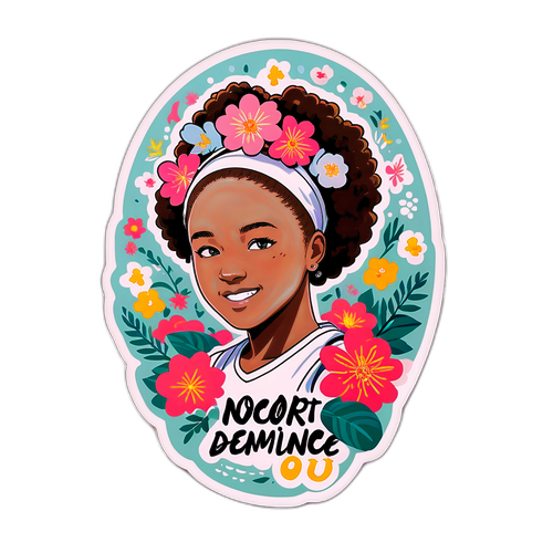 Empowering Naomi Osaka Sticker