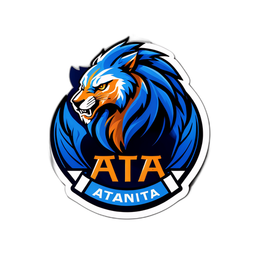 Sticker modern Atalanta