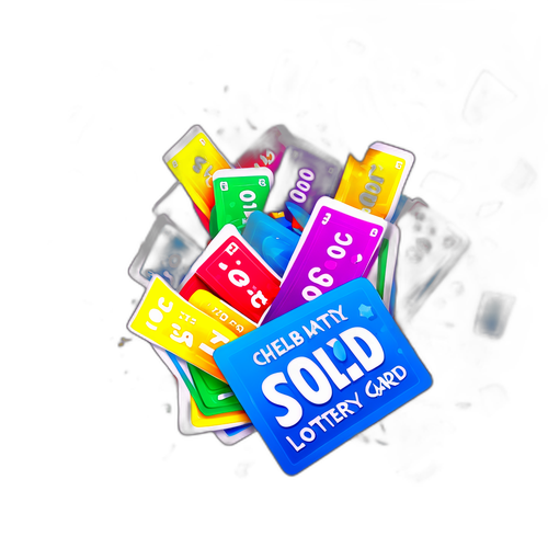 Renkli Konfeti ve Eğlenceli Piyango Kartları ile Kutlama Mesajı