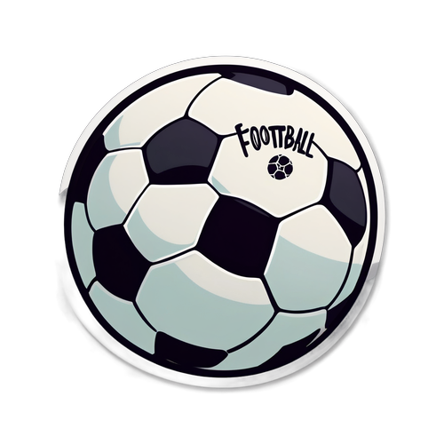 Sticker bóng đá dễ thương