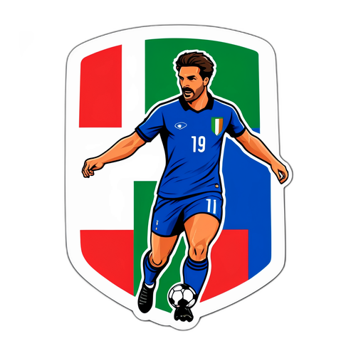Stiker Tim Sepak Bola Nasional Italia