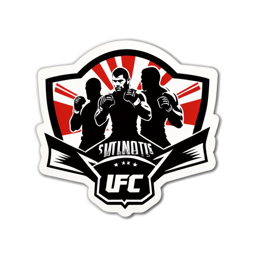 UFC 팬 필수품! 전설적인 파이터 실루엣 스티커 대공개!