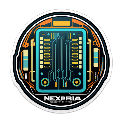 Nexperia Technisches Stickerdesign
