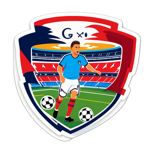 Stiker Stadion de Fotbal cu Genoa - Lazio