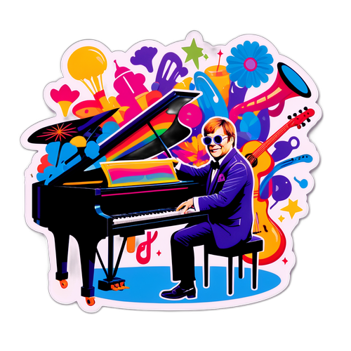 Elton John Psykedeelisessa Tyylissä