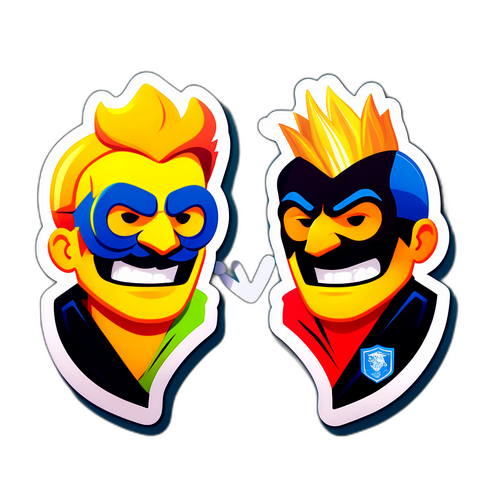 Sticker về trận giao hữu thân thiện