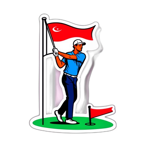 Golfcu ve Bayrak Tasarımı