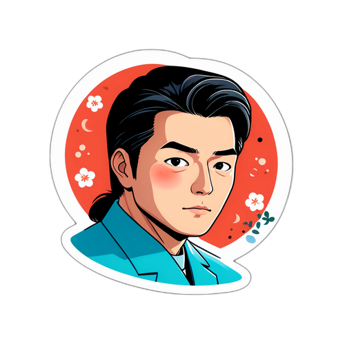 감성 배경 디자인 스티커