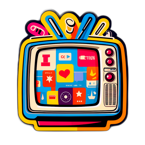 Televizor retro cu canale online