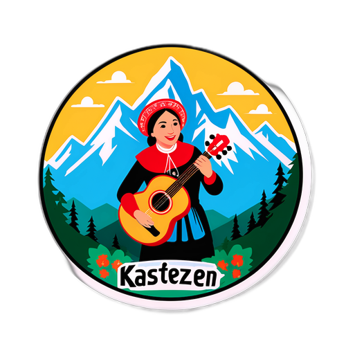 Folkloristische Kastelruther Spatzen Aufkleber