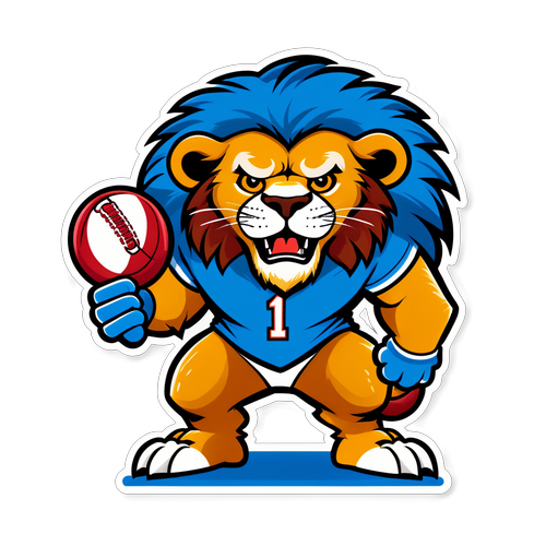 Game Day ROAR! Hilarious Lion Gets Ready to Clash with the Chiefs!