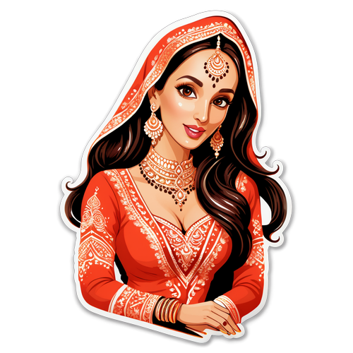 A Glamorous Nora Fatehi Sticker