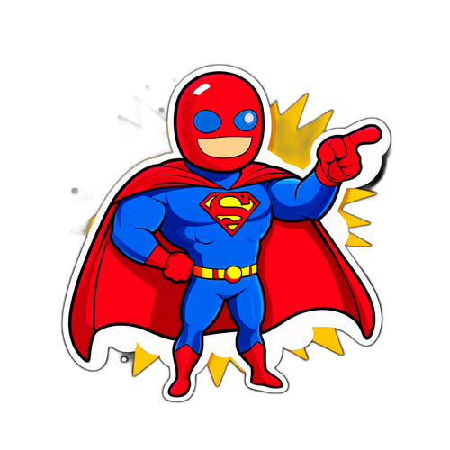 Superheld pancreas met boodschap "Stop kanker!"