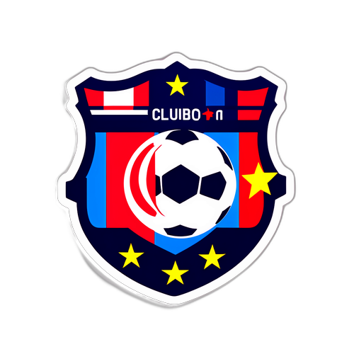 Футбол с логотипами команд Лиги Чемпионов