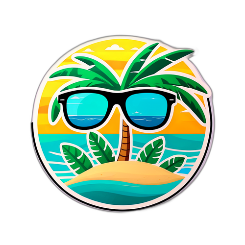 Samolepky inspirované tropickou atmosférou Love Island