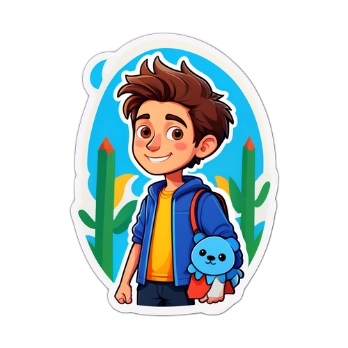 Stiker Ceria Milo Manheim