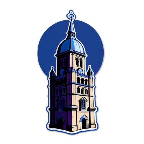 Playful Everton FC Tower Logo Sticker