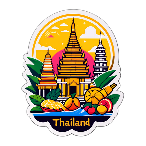 泰國旅遊主題貼紙