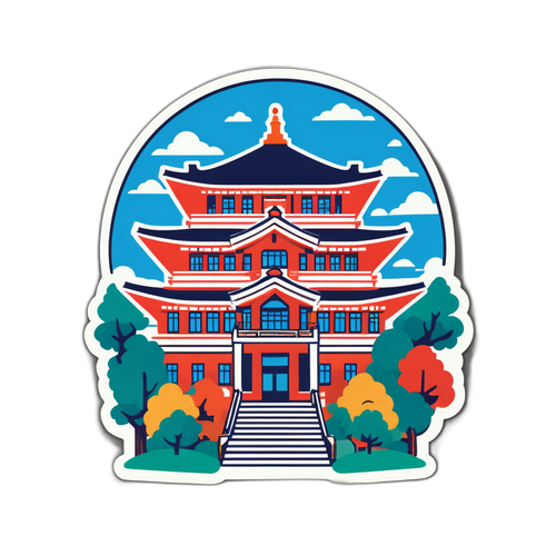 岡山大学のアイコニックな建物のデザイン