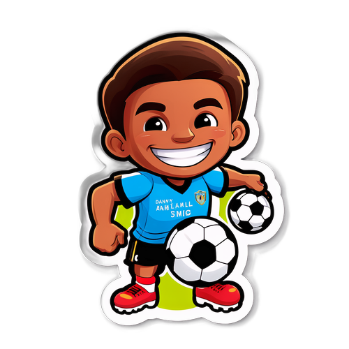 Sticker jucător de fotbal